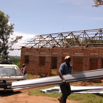 Renovation of classroom at St Gerald Kyango Primary School